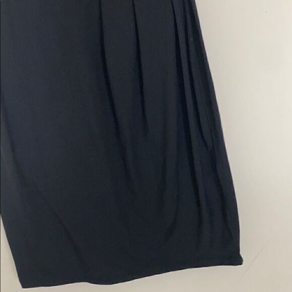 Lulu’s | Black Sleeveless Ruched Side Dress | M - Picture 4 of 8